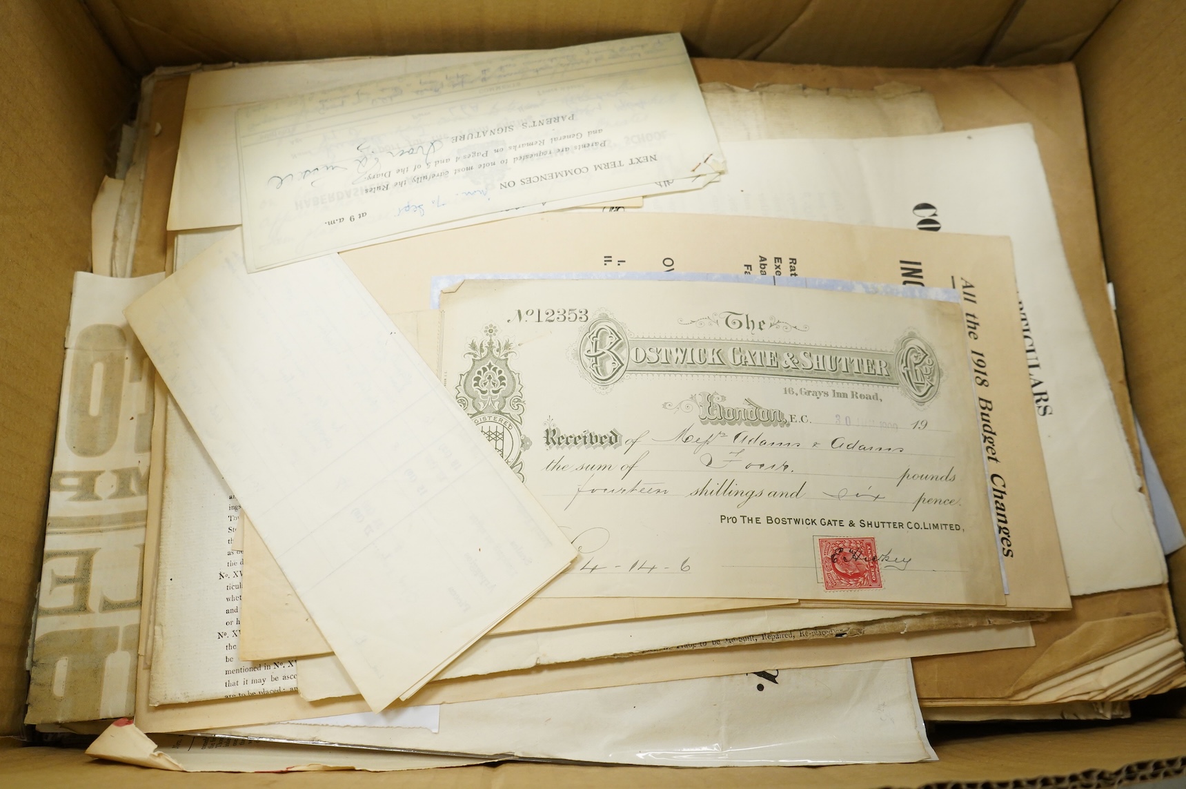Ephemera - a miscellany, includes The New House Estate (Lawshall, nr. Bury St. Edmunds), conditions of sale, (4pp.), 1838; Trespass/Fishing warning broadside, Esthwaite Water and Cunsey Brook (Myles Sandys, Esq. Ulverton